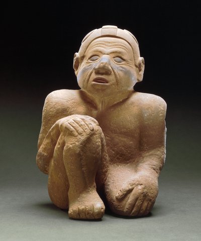 Figura masculina sentada, 1300-1500 de Mississippian culture